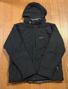 Patagonia 中綿ジャケット M 黒 フード付