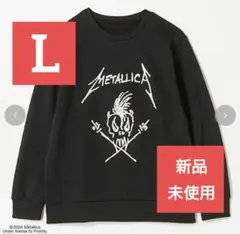 アベイル メタリカ スカルロゴ ロンT ルームウェア Lサイズ 新品