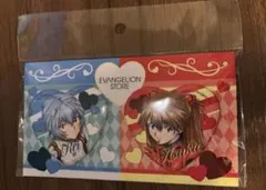 アスカ レイ ハート形 缶バッジ セット EVANGELION STORE