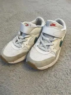 Nike キッズスニーカー ホワイト/グリーン