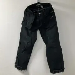 スペシャルリメイク　リーバイス　ディッキーズ　ワークパンツ　多機能　ブラック