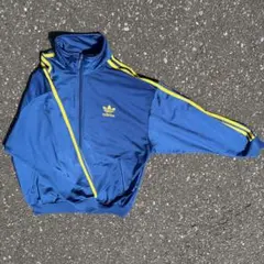 00s アディダス トラックジャケット スウェーデンカラー L相当 刺繍