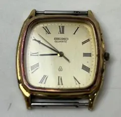 希少 不動 未確認 セイコー シャリオ 70s スクエア 金メッキ 腕時計 