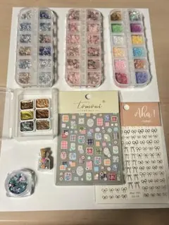 ネイルパーツ/8点セット/ネイルシール/水彩パレット