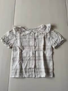 Aosta リナブラウス Mサイズ　襟付きブラウス　韓国子供服