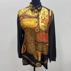 HERMES エルメス トップス ヴィンテージ シルク コットン カシミヤのサムネイル