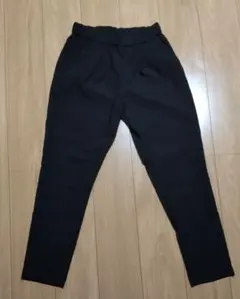 Live in comfort ブラック スラックス ゴムウエスト