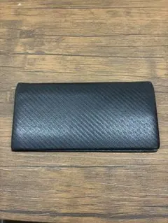 【美品】dunhill ダンヒル シャーシ 長財布 カーボンファイバー柄