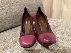 BRUNOMAGLI （ブルーノマリ▪️パンプス バイカラー パープル系　23.5のサムネイル