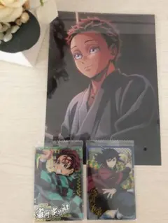 鬼滅の刃　映画入場者特典　炭治郎　富岡義勇カードセット