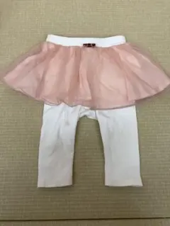 【中古】プティマイン  チュール付きレギンス