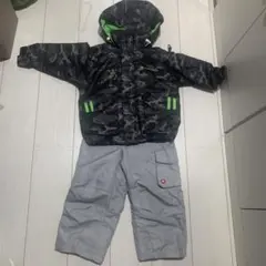 子ども用 迷彩柄 スキーウェア