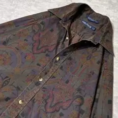 遠*太様 90s vintage NAUTICA ペイズリー コットン BD シ
