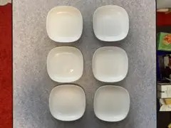 ヤマザキ　春のパン祭り　ホワイト四角形皿6枚セット