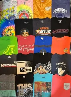 アメリカ古着 半袖Tシャツ 16点セット Lサイズ まとめ売り usa 52