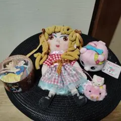 hello Kitty スノーホワイト 人形とぬいぐるみセット