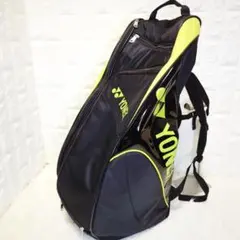 YONEX ラケットバッグ リュック ブラック×イエロー