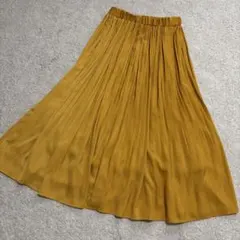 北欧暮らしの道具店　sosotto ソソットプリーツスカート　マスタード