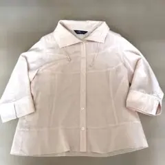 NOBLE EVE COLLECTION ピンク五分袖シャツ