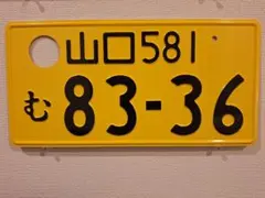 本物！ 抹消済みナンバープレート！ インテリアなどに！ t*n様 本物！ 地方 土浦 限定 抹消済みナンバープレート