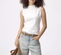 GU ボトルネックT オフホワイト M