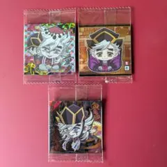 鬼滅の刃 にふぉるめーしょん ウエハース ディフォルメシールのみ 童磨 ３種