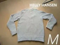 最終値下げ❢❢H/H アイボリーリブ編み長袖ニットセーター