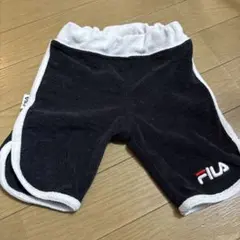 FILA パイル地 ショートパンツ ブラックのサムネイル