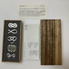 能作 箸置き 結び 5個セットのサムネイル