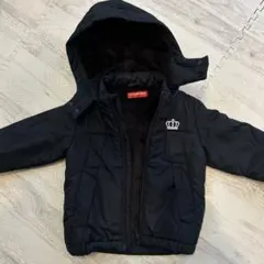 BABY DOLL フード付き黒アウター