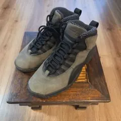 ナイキ AIR Jordan 10 カーキ/ブラック 25cm　美品