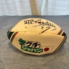タグチジャパン ラグビーボール 2019 直筆サイン入り