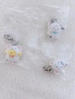 サンリオ　めじるしアクセサリー　ふわふわスノー　3点セット