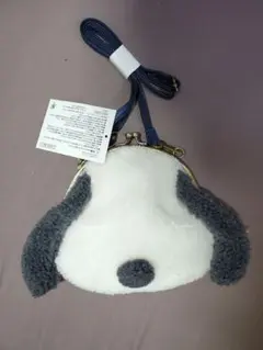 ユニバ☆USJ☆スヌーピーSNOOPYがまぐちショルダーポーチ☆新品