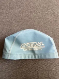 セントラルスポーツ　水色　水泳用帽子　キャップ　Mサイズ