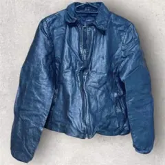 革ジャン ライダース ブラック 黒 XL アメリカ古着 レディース アウター
