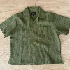 MARKY'S BIG FIELD 半袖シャツ　カーキ　130cm