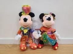 東京ディズニーリゾート 40周年 ミッキー ミニー ぬいぐるみ バッチ セット