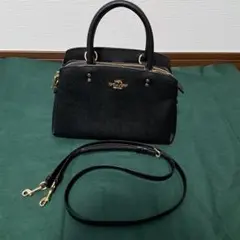 COACH コーチ レディースバッグ 2WAY バンドバッグ 黒
