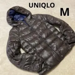 UNIQLO ウルトラライトダウン　フード付き　ジャケット　M ブラウン