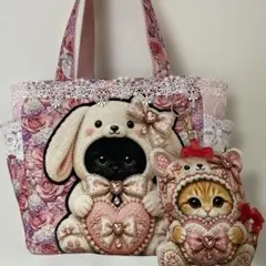 ゆきそら様 3点セット トート＆ポーチ＆チャーム コヤンイサムチョン 