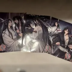 魔道祖師 公式茶屋 特典 クリアポスター 魏無羨 藍忘機　3点セットのサムネイル
