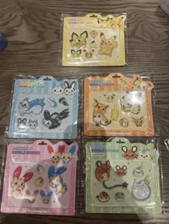 ポケモン　ポップアップ　韓国　バブル　ステッカー 全5種セット　ボンボンドロップ