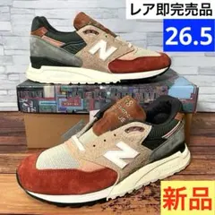 【レア箱付き新品】KITH ニューバランス 998 ブラウン 26.5