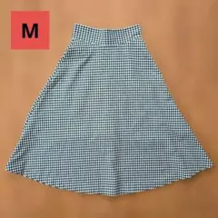 ✨美品✨【GU】チェック柄 フレアスカート M