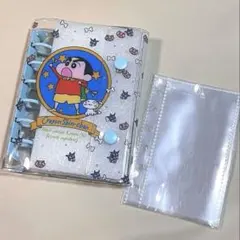 クレヨンしんちゃん A6サイズ 6穴バインダー リフィル10枚セットシール