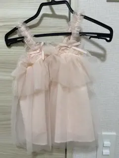 ベビードレス　チュールワンピース　ピンク80 après les cours