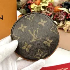 ルイヴィトン モノグラム ポルト モネ ロン コインケース 小銭入れ ミニ財布