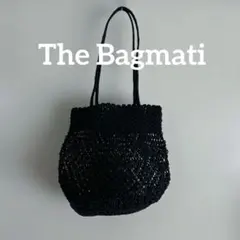 【新品未使用】The Bagmati かごバッグ ブラック マクラメ　手編みのサムネイル