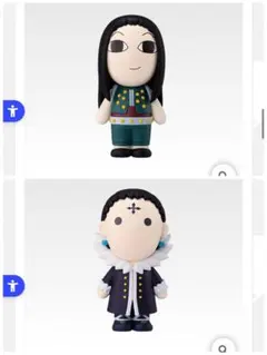 一番くじ HUNTER×HUNTER H賞 ミニマスコット クロロ 団長 イルミ